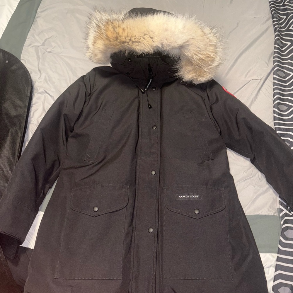 Canada Goose Black Parka with Fur Hood